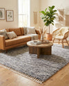 Cozy Cove Shag Collection Area Rug -  Harbor Rectangle Gray  lifestyle 26
