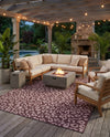 Savannah Escape Collection Area Rug -  Amazon (Brown) Rectangle Brown  lifestyle 4