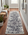 Georgetown Rugs Collection Area Rug - Dupont (Blue) Runner Blue  lifestyle 67