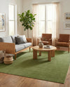 Soho Elegance Collection Area Rug - Chelsea (Green) Rectangle Green  lifestyle 26