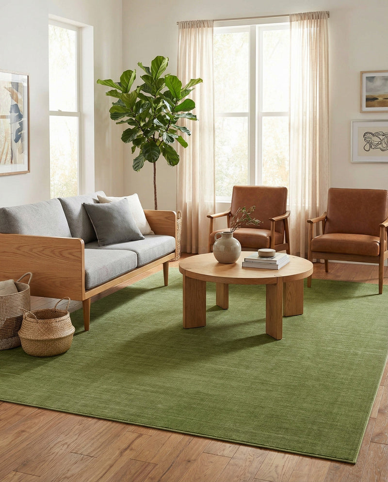 Soho Elegance Collection Area Rug - Chelsea (Green) Rectangle Green  lifestyle 26
