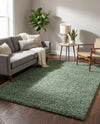 Alpine Plush Collection Area Rug -  Cortina (Sage) Rectangle Sage  lifestyle 14