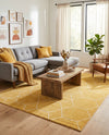 Trellis Mosaic Collection Area Rug - Arborville (Yellow) Rectangle Yellow  lifestyle 25