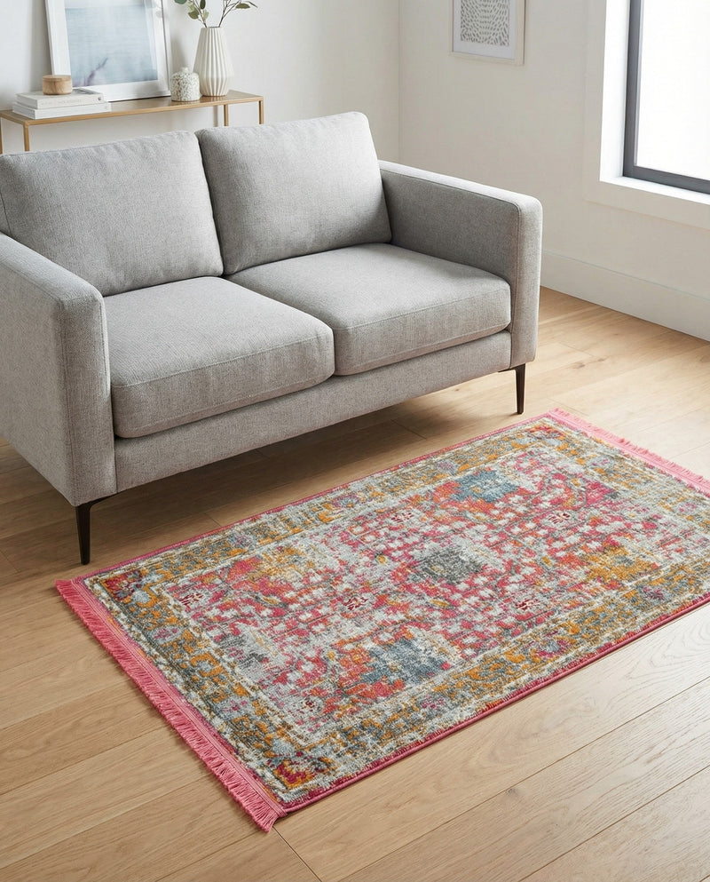 Arcadia Rugs Collection Area Rug -  Olympus Rectangle Pink  lifestyle 16