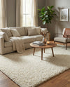 Eternal Plush Oasis Collection Area Rug -  Tranquility (Pearl) Rectangle Pearl  lifestyle 12