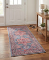 Zahara Oasis Collection Area Rug -  Fez Runner Blue  lifestyle 62