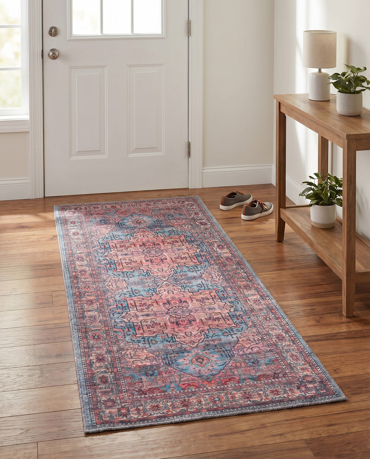 Zahara Oasis Collection Area Rug -  Fez Runner Blue  lifestyle 62