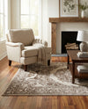 Sanctuary Retreat Collection Area Rug -  Enclave Rectangle Chocolate Brown  lifestyle 15