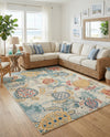 Sorrento Shores Collection Area Rug -  Massa Rectangle Beige  lifestyle 36