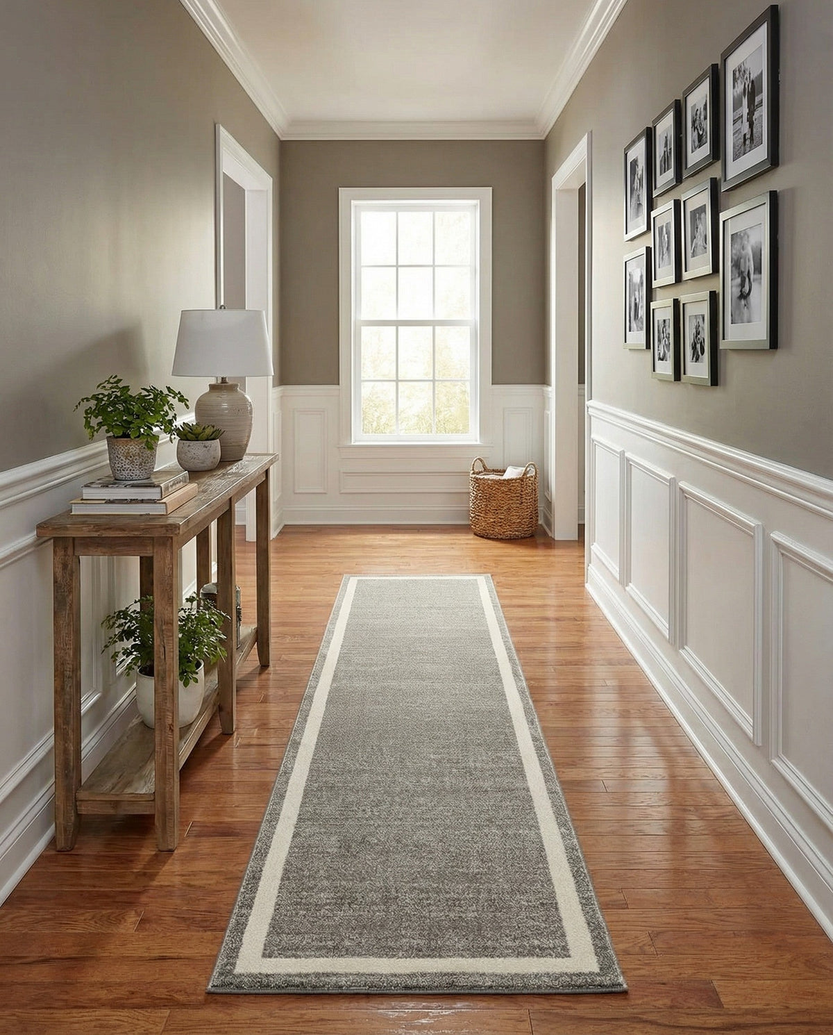 Studio Haven Collection Area Rug -  Alcove (Gray) Runner Gray  lifestyle 35