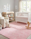 Trellis Mosaic Collection Area Rug - Arborville (Light Pink) Rectangle Light Pink  lifestyle 19