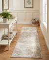 Riviera Elegance Collection Area Rug -  Monaco (Beige) Runner Beige  lifestyle 26