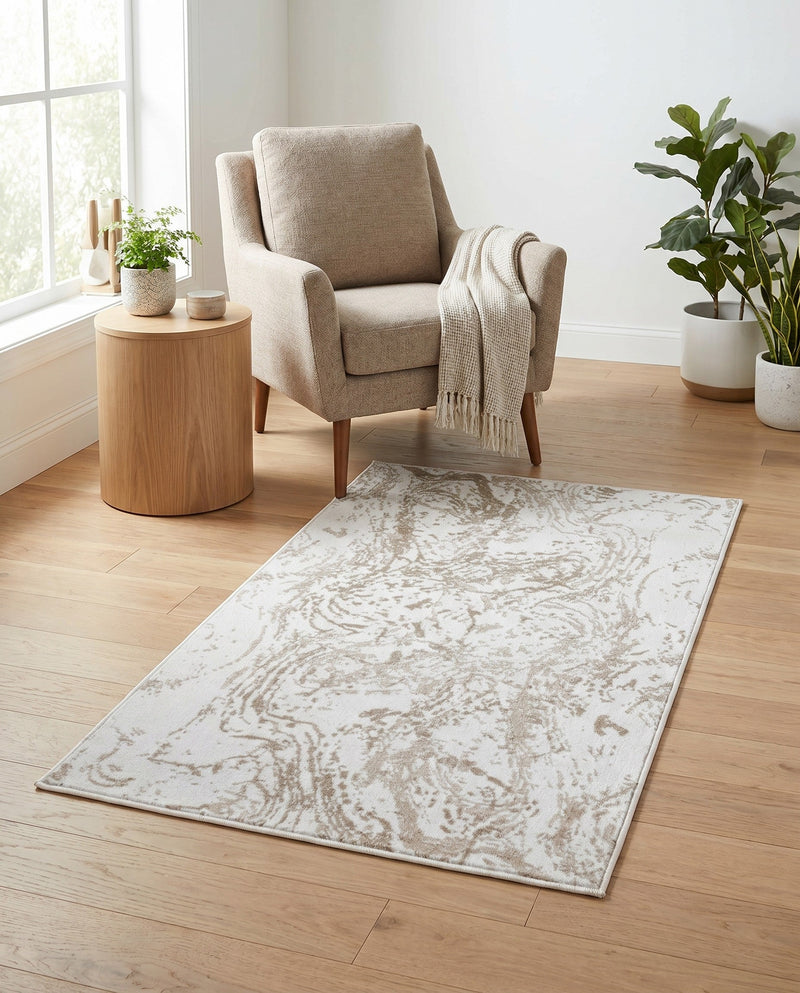 Coastal Haven Collection Area Rug -  Nautilus Rectangle Ivory  lifestyle 6
