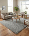 Eternal Plush Oasis Collection Area Rug -  Tranquility (Ash) Square Ash  lifestyle 34