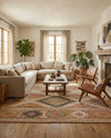 Desert Weave Jute Collection Area Rug - Sahara Rectangle Multi  lifestyle 24