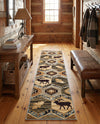Frontier Trails Collection Area Rug -  Mesa Runner Blue  lifestyle 42