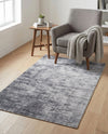 Sahara Essence Collection Area Rug - Oasis (Gray) Rectangle Gray  lifestyle 16