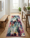 Chromatic Oasis Collection Area Rug -  Oasis Runner Multi  lifestyle 64