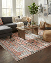 Dresden Elegance Collection Area Rug -  Zittau Rectangle Salmon  lifestyle 65