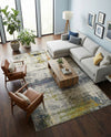 Chromatic Oasis Collection Area Rug -  Prism Rectangle Gray  lifestyle 21