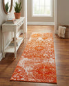 Riviera Elegance Collection Area Rug -  Monaco (Orange) Runner Orange  lifestyle 73