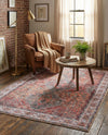 Heritage Elegance Collection Area Rug -  Uffizi Rectangle Rust Red  lifestyle 21