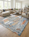 Mykonos Manor Collection Area Rug -  Tinos (Multi) Square Multi  lifestyle 38
