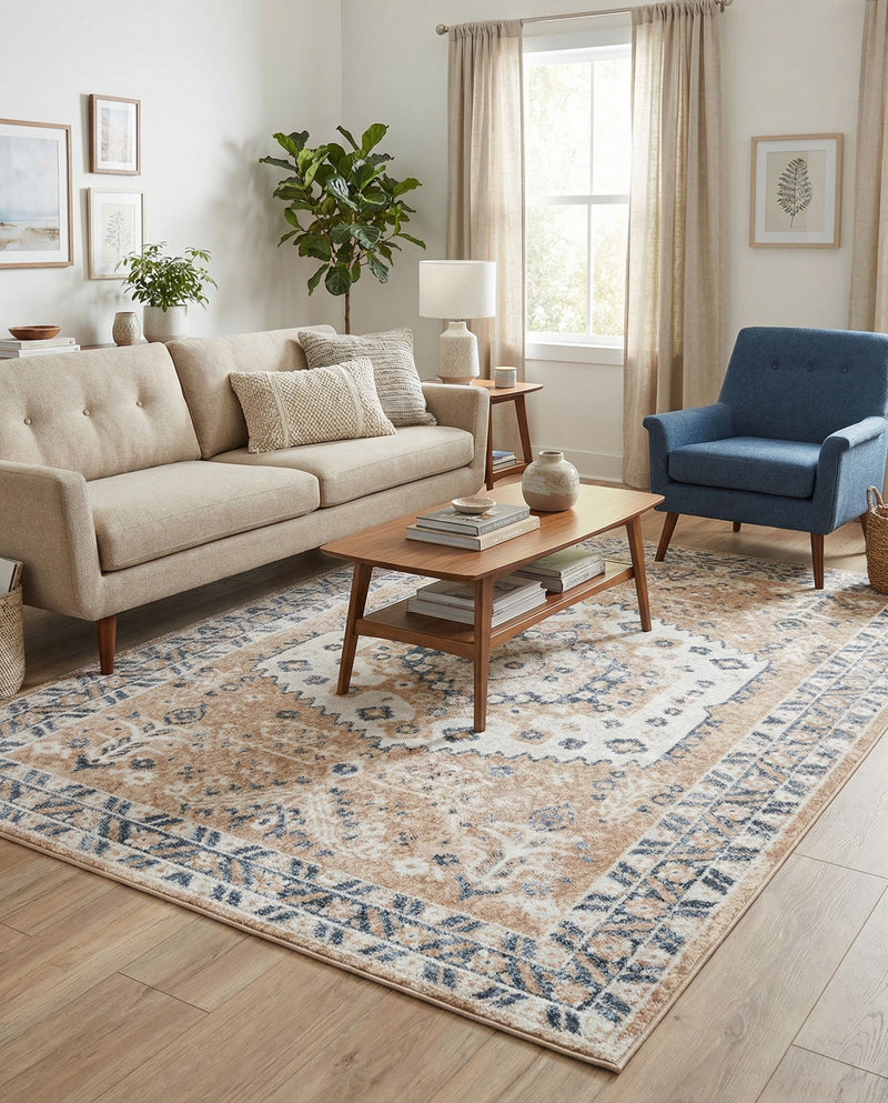 Cambridge Classics Collection Area Rug -  Pembroke (Beige) Rectangle Beige  lifestyle 17