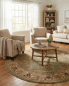 Jaipur Elegance Collection Area Rug -  City Round Light Green  lifestyle 46