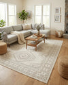 Savannah Elegance Collection Area Rug -  Tybee (Ivory) Rectangle Ivory  lifestyle 29