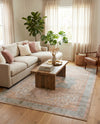 Heritage Elegance Collection Area Rug -  Windsor (Light Brown) Rectangle Light Brown  lifestyle 13
