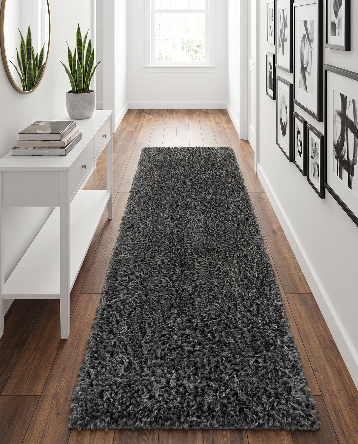 Alpine Plush Collection Area Rug -  Cortina (Peppercorn) Runner Peppercorn  lifestyle 58