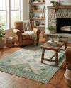 Sedona Vista Collection Area Rug -  Nolina Rectangle Green  lifestyle 48