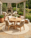 Urban Oasis Rugs Collection Area Rug -  Rooftop (Beige) Round Beige  lifestyle 67
