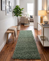 Alpine Plush Collection Area Rug -  Cortina (Sage) Runner Sage  lifestyle 57