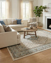 Mykonos Manor Collection Area Rug - Delos Rectangle Blue  lifestyle 53
