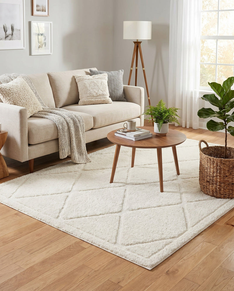 Trellis Haven Collection Area Rug - Havenwood Rectangle Ivory  lifestyle 44