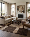 Autumn Meadow Collection Area Rug -  Sycamoreside (Light Brown) Rectangle Light Brown  lifestyle 5