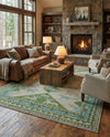 Sedona Vista Collection Area Rug -  Nolina Rectangle Green  lifestyle 43