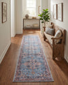 Zahara Oasis Collection Area Rug -  Casablanca Runner Blue  lifestyle 61
