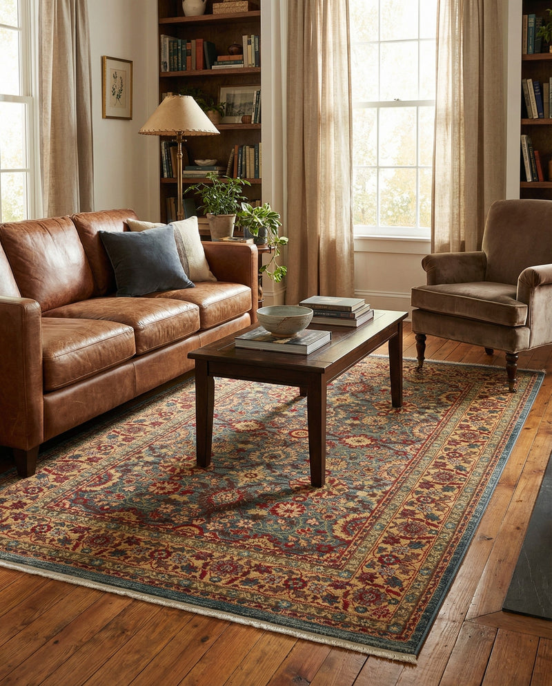 Chelsea Elegance Collection Area Rug -  Osterley Rectangle Blue  lifestyle 33