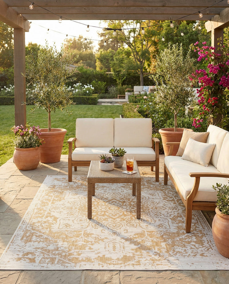Urban Oasis Rugs Collection Area Rug -  Penthouse (Beige) Rectangle Beige  lifestyle 16