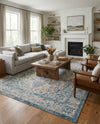 Seville Stripes Collection Area Rug - Cadiz (Light Gray) Rectangle Light Gray  lifestyle 24