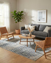 Aegean Elegance Collection Area Rug -  Santorini Rectangle Gray  lifestyle 7