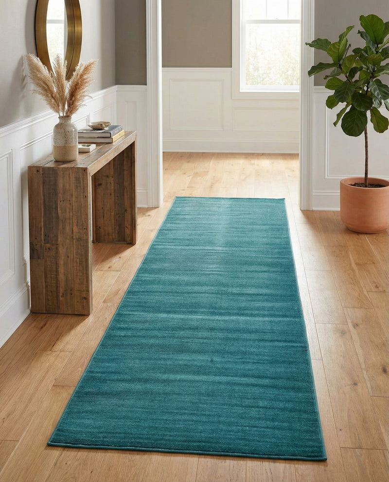 Soho Elegance Collection Area Rug - Chelsea (Turquoise) Runner Turquoise  lifestyle 58