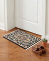 Persian Elegance Collection Area Rug -  Shiraz Rectangle Navy Blue  lifestyle 50