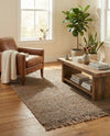 Savannah Jute Collection Area Rug - Seashore Rectangle Gray  lifestyle 35