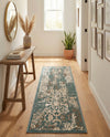 Gobi Sands Collection Area Rug - Dunhuang Runner Green  lifestyle 53