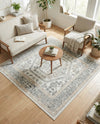 Adriana Terrace Collection Area Rug - Capri (Ivory) Square Ivory  lifestyle 31