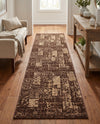 Autumn Meadow Collection Area Rug -  Harvesthill Runner Brown  lifestyle 40